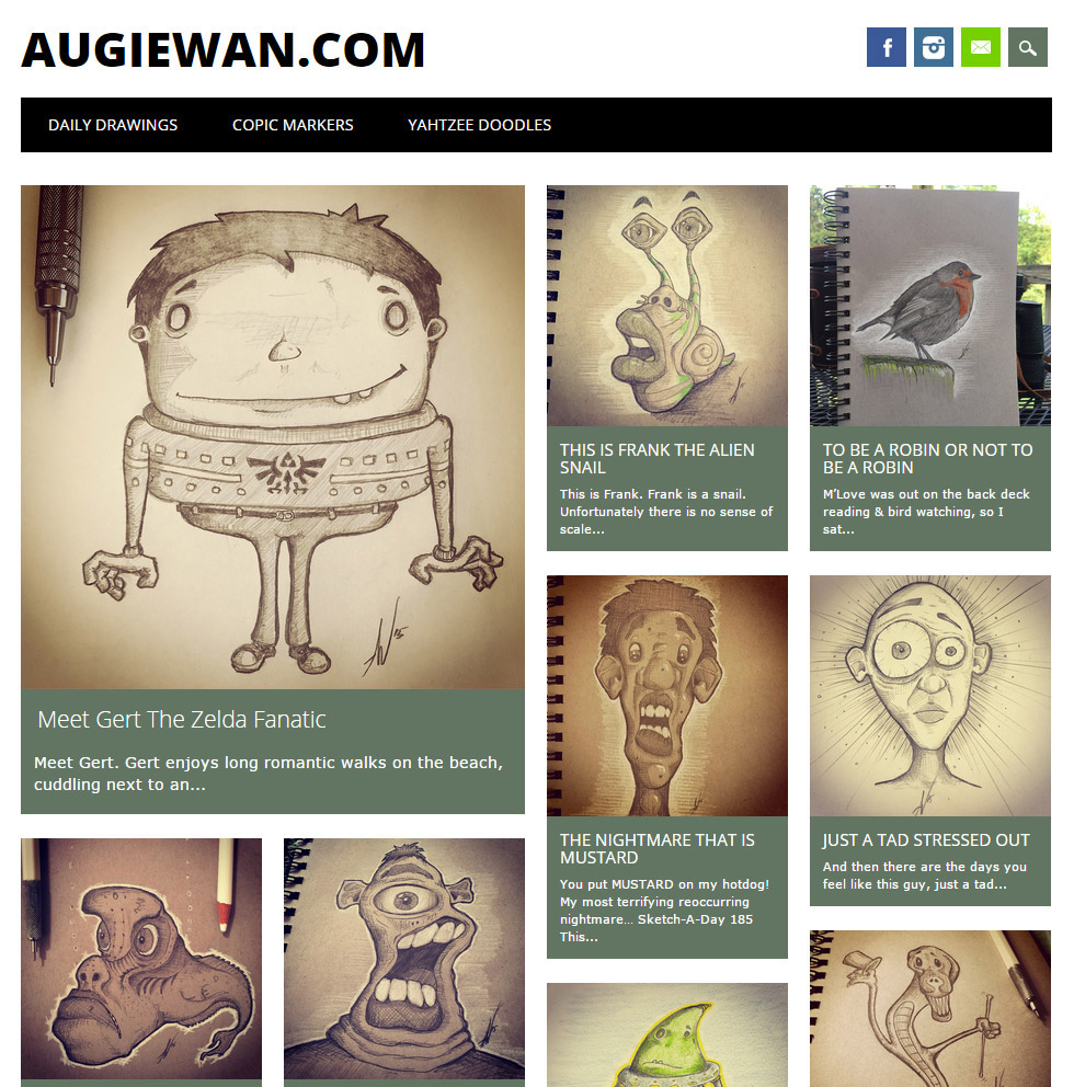 Augiewan's Art Blog Is Live
